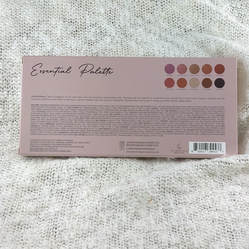 Dominique Cosmetics The Essential Palette, 10x 1.06g/0.04oz